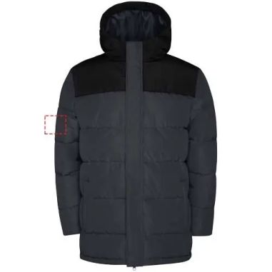 Chaqueta acolchada infantil con capucha fija