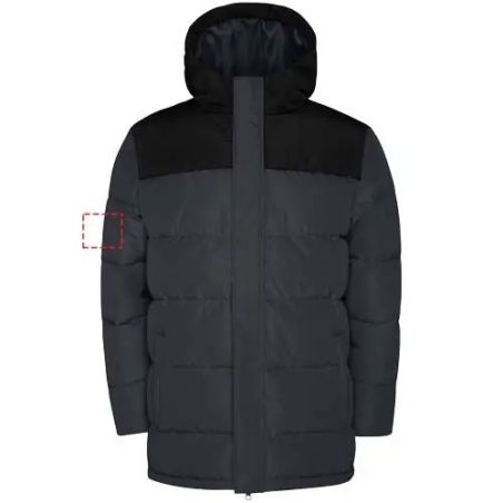 Chaqueta acolchada infantil con capucha fija