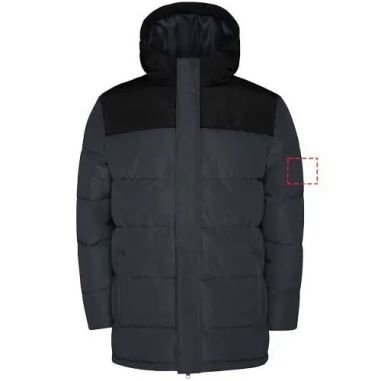 Chaqueta acolchada infantil con capucha fija