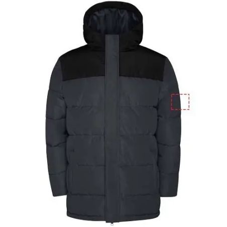 Chaqueta acolchada infantil con capucha fija