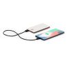 Power bank fibra café algodón reciclado 5000 mAh - Imagen 3