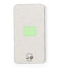 Power bank fibra café algodón reciclado 5000 mAh - Imagen 5