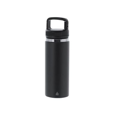 Bidón inox reciclado 550 ml mosquetón BPA free