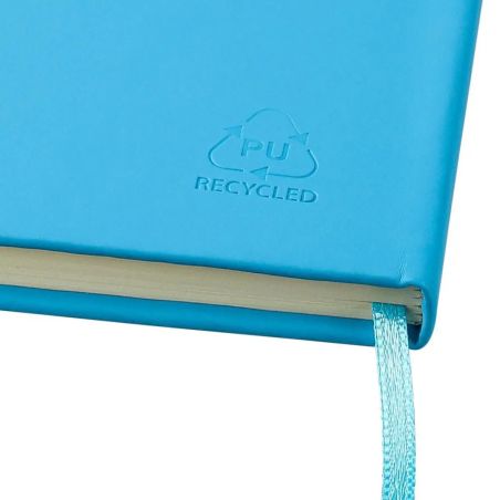 Cuaderno A5 de RPET PU con tapa dura