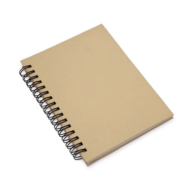 Libreta rígida de cartón reciclado 80 hojas