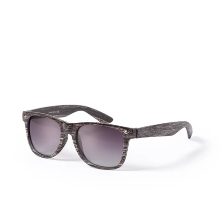 Gafas de sol UV400 con montura efecto madera