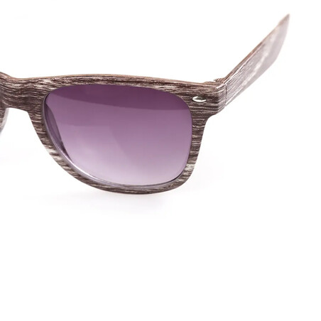 Gafas de sol UV400 con montura efecto madera