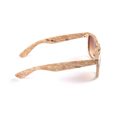 Gafas de sol UV400 con montura efecto madera