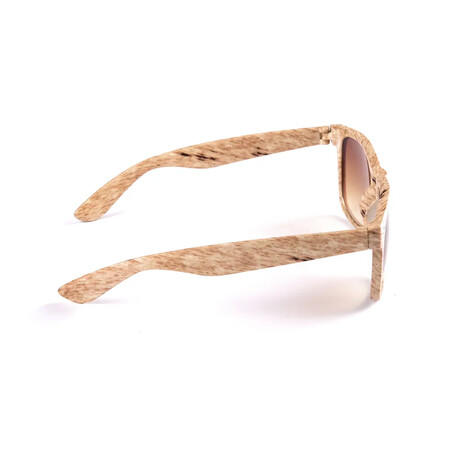 Gafas de sol UV400 con montura efecto madera