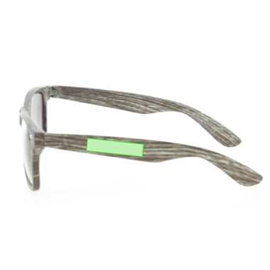Gafas de sol UV400 con montura efecto madera