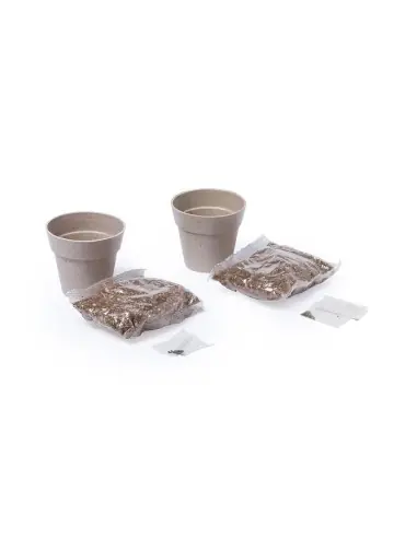 Set Macetas Personalizado Ecológico 85113