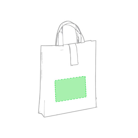 Bolsa plegable non woven 80 g/m² hasta 8 kg