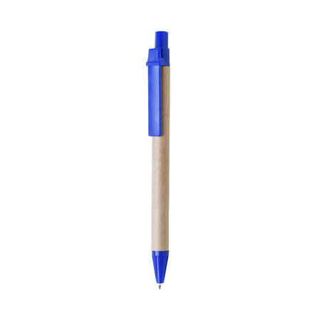 Bolígrafo de cartón reciclado con pulsador 14 cm