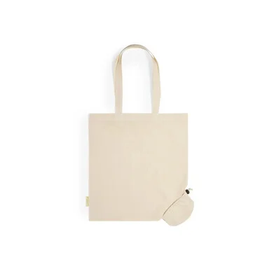 Tote bag plegable de algodón orgánico 120 g/m²