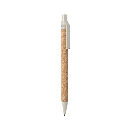 Bolígrafo corcho y caña de trigo 13,7 cm