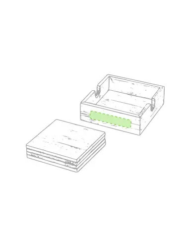 Set Posavasos Personalizado Ecológico 86801