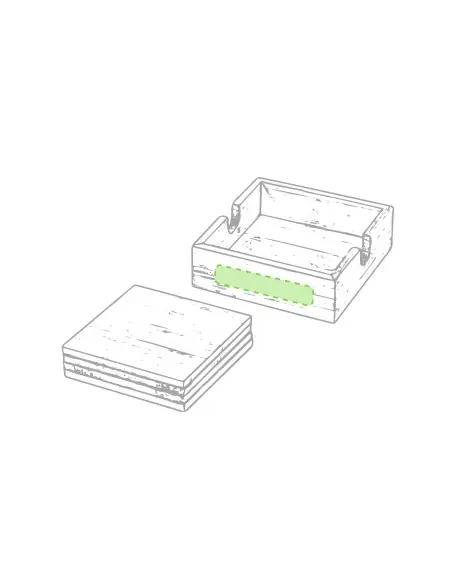 Set Posavasos Personalizado Ecológico 86801