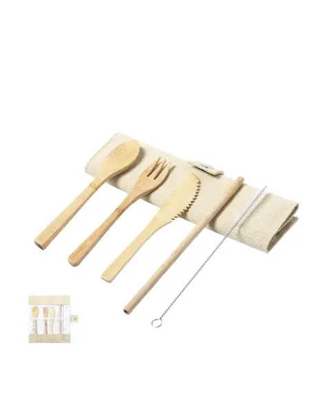 Set Cubiertos Personalizado Ecológico 86887