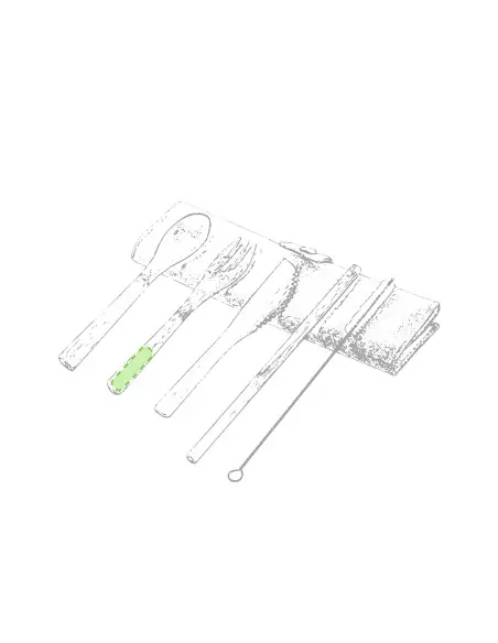 Set Cubiertos Personalizado Ecológico 86887