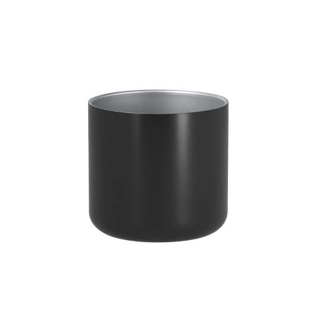 Taza acero inox reciclado 400 ml asa madera