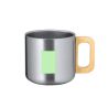 Taza acero inox reciclado 400 ml asa madera - Imagen 11
