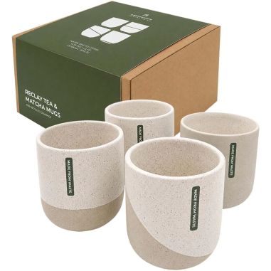 Juego de tazas para té y matcha Reclay de 350 ml de Ecológica Personalizada 6126434