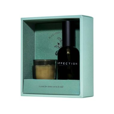 Set de regalo de Wellmark con un ambientador de 100 ml y una vela Tender Affection de 70 ml Ecológica Personalizada 6126438