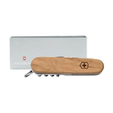 Victorinox Huntsman Wood pocket knife in a gift box Ecológica Personalizada 10263424