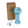 Ventilador mano ABS 600 mAh USB-C soporte plegable - Imagen 9