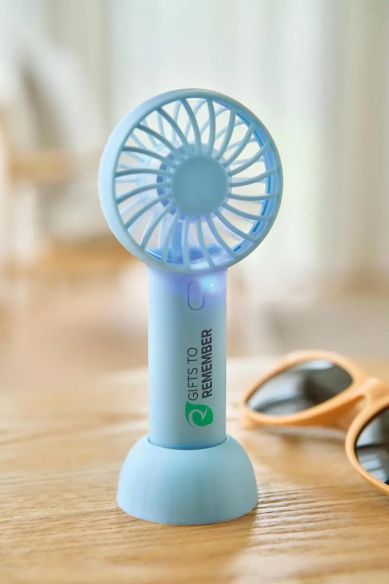 Ventilador mano ABS 600 mAh USB-C soporte plegable