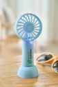 Ventilador mano ABS 600 mAh USB-C soporte plegable - Imagen 10