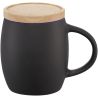 Taza cerámica mate 400 ml base madera posavasos 10.4 cm - Imagen 17