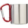 Taza isotérmica 200 ml mosquetón doble pared inox - Imagen 24