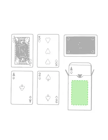 Baraja Francesa Personalizado Ecológico 81021