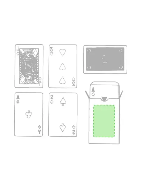 Baraja Francesa Personalizado Ecológico 81021