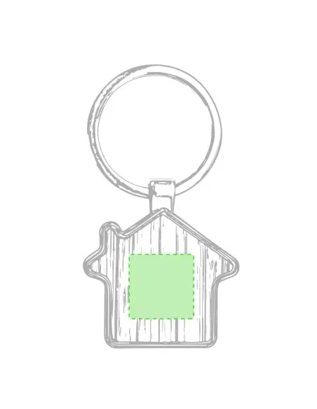 Llavero Personalizado Ecológico 81025