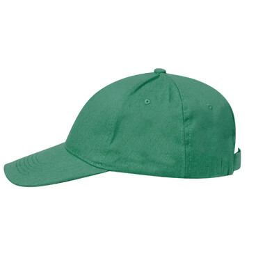 Gorra 5 paneles de algodón reciclado y RPET