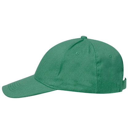 Gorra 5 paneles de algodón reciclado y RPET