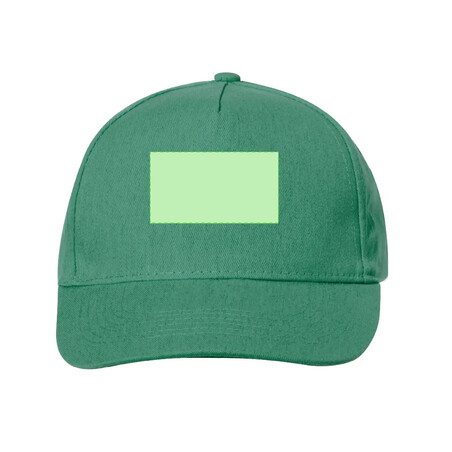 Gorra 5 paneles de algodón reciclado y RPET