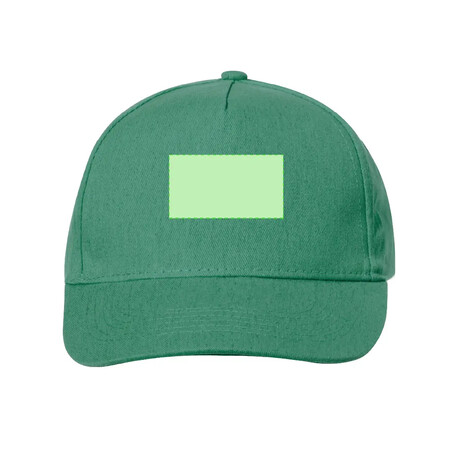 Gorra 5 paneles de algodón reciclado y RPET