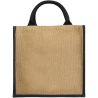 Bolsa tote yute laminado fuelle asas algodón 10kg 30x19x30 - Imagen 12
