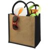 Bolsa tote yute laminado fuelle asas algodón 10kg 30x19x30 - Imagen 15