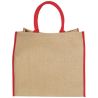Bolsa de yute con bordes de color - Imagen 34