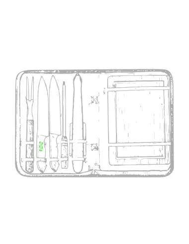 Set Barbacoa Personalizado Ecológico 81112