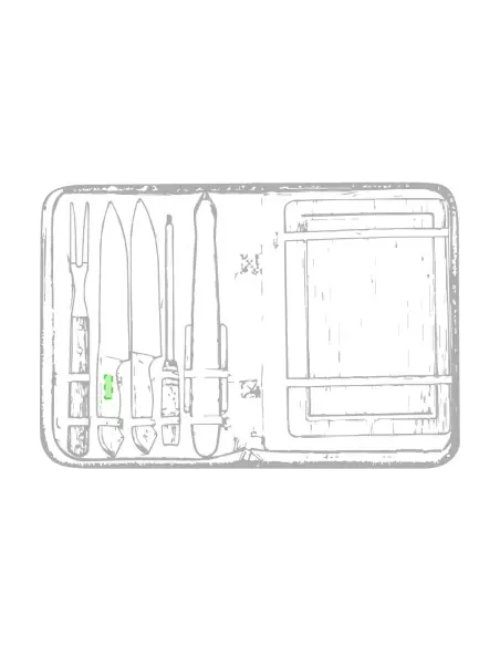 Set Barbacoa Personalizado Ecológico 81112