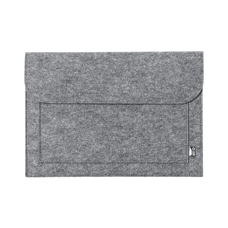 Funda para portátil de fieltro RPET con bolsillo