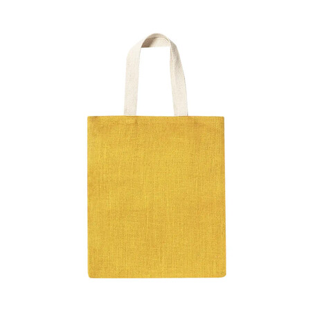 Bolsa de yute 240 g/m² con asas de algodón