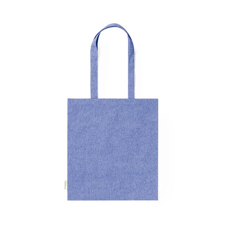 Tote bag algodón reciclado 140 g/m² con asas 70 cm
