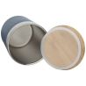 Vaso acero inox 18/8 vacío cobre 330 ml tapa bambú LFGB - Imagen 25