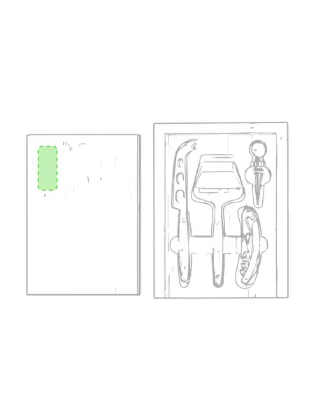 Set Vinos y Quesos Personalizado Ecológico 86994